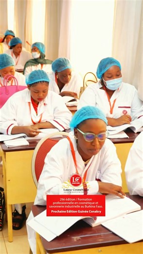 3e JOUR DE LA 2e SEMAINE DE FORMATION - CFPA LAURA COSMÉTIQUE Chaque jour, elles progressent. Chaque séance, elles se dépassent. Chaque module, elles se rapprochent de leur rêve : devenir de vraies professionnelles de la cosmétique. Merci à toutes nos lauréates pour leur engagement et leur détermination. Rendez-vous le 15 Décembre pour la 30e Édition à Conakry. Les inscriptions sont déjà encours. #LauraCosmetique #CFPA #FormationProfessionnelle #Cosmetologie #Biochimie #EntrepreneuriatFéminin #2