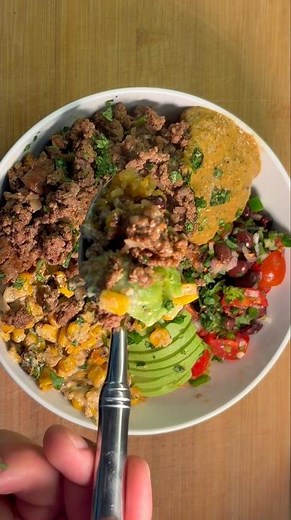 Taco Bowls W/Street Corn and Black Bean Pico