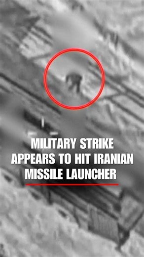 NEW: Strike footage released by the Israeli Defense Forces appears to show an Iranian missile launch site being destroyed. | Fox News