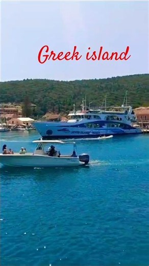 Lefkada island Greece boat trip🌊💦💙 #travel #tour #island