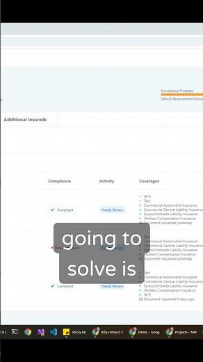 Billy + Sage Intacct: Instant COI Compliance Sync