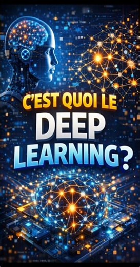 🧠 C’est Quoi Le Deep Learning ? Explication Simple #DeepLearning #MachineLearning #IA #Tech #shorts