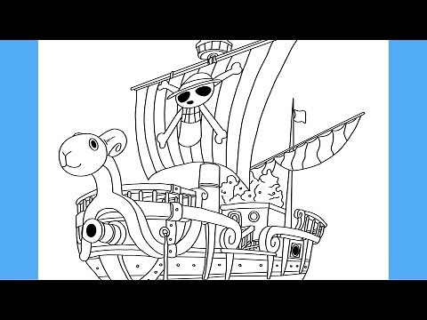 HOW TO DRAW GOING MERRY - ONE PIECE