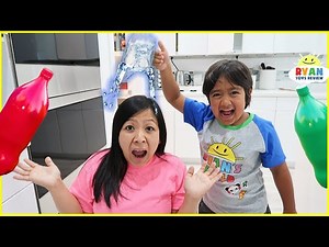 Top 5 science experiments to do at home for Kids with Ryan ToysReview!!! - Videos For Kids