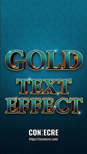 How to Create Gold Text in Photoshop - GOLD