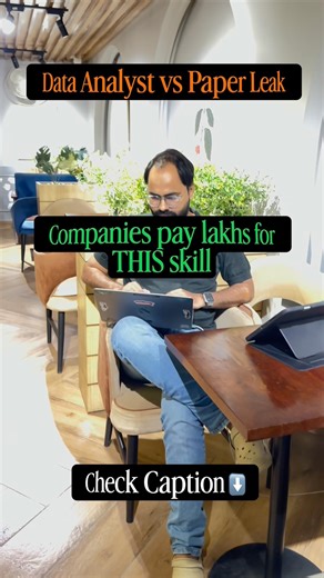 Data Analyst vs Paper Leak | Companies pay lakhs for THIS skill. Check ⬇️