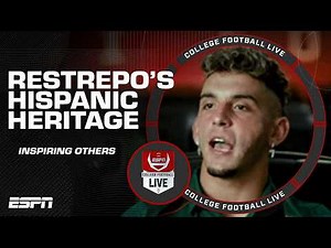 Miami WR Xavier Restrepo embraces his Hispanic heritage and inspires others | College Football Live