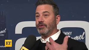 Jimmy Kimmel reflects on his very first show and jokes it's 'incredible' how he's made it this far. Jimmy’s Aunt Chippy then crashes our interview with him and jokes about how she never expected he would last this long. | Entertainment Tonight