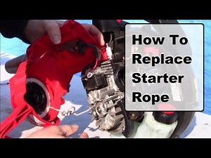 How to Replace the Starter Rope on a Craftsman Leaf Blower