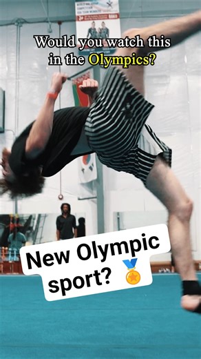 Would you watch this in the Olympics? #tricking #olympics #flips #martialarts