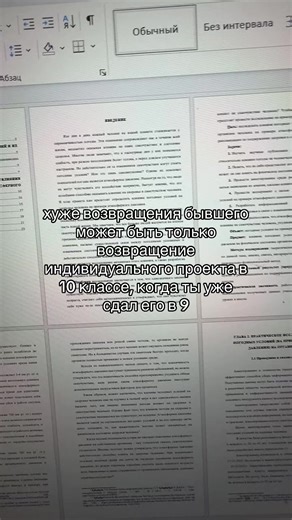 The Challenge of Individual Projects in 10th Grade