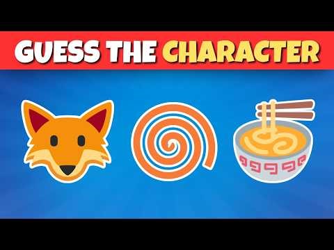 Guess the Anime Character By Emoji 🎯 60 Challenges | Naruto vs One Piece vs Demon Slayer