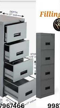 HFC PREMIUM FILLING CABINET |HFC-PRM-4DR-FCAB-MS-CRCA-EPX-5427185