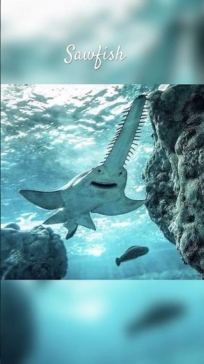 The Sawfish: Nature’s Real-Life Chainsaw!🪚