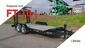 ⭐FT-10 I Series Drop Deck Equipment Trailer⭐ 🔹GVWR: 9,980 lbs. 🔹 Deck length: 16’, Overall length: 22’ 🔹 Deck height: 19" loaded and 21.5" unloaded Deck width: 102" OD, 82" ID 🔹 High length: 5' from the center of the coupler to the headboard 🔹 Axles/Suspension: (2) 7K drop, EZ-Lube hubs, with optional rubber torsion suspension with 36" spread 🔹 Optional toolbox 57"x16"x11" with bolt-on lockable cover #EquipmentTrailer #SkidSteerTrailer #DropDeckTrailer | Felling Trailers, Inc.