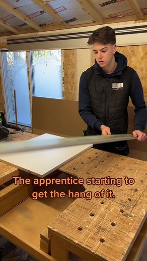Well donr @SLP Carpentry starting to get the hang of it now. #carpentry #woodwork #construction #carpenter #joinery #bespoke #chippy #toolsofthetrade #viral #tools #powertools #tiktok #dewalt #festool #makita #hikoki #workgear #satisfyingvideo #toptiptuesday #fyp #satisfying