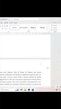PARTE 3 - Como inserir sumário no word