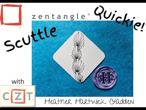 Scuttle | Zentangle® Quickie
