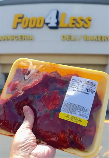 Delicious Pre-Marinated Birria at Food 4 Less