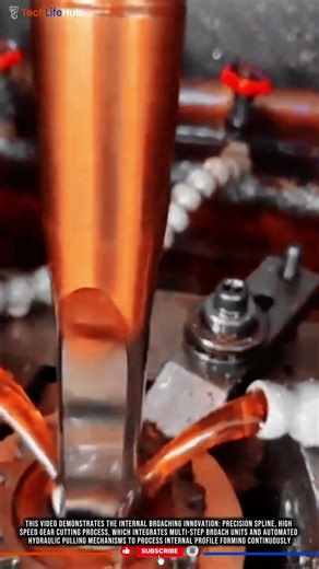 Internal Broaching Innovation: Precision Spline, High Speed Gear Cutting Process #tech