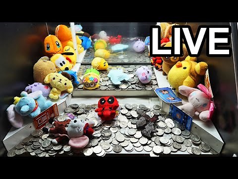 Who wants to win from a Coin Pusher? - Live Coin Pusher
