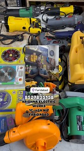 🔧✨ Looking for top-quality tools all in one place? Look no further! At Krishna Electric Works, we provide a wide range of essential machines and tools for every workshop and professional need! 💯 🛠️ From cutter machines, drill machines, and heat guns, to a complete range of tool room essentials – everything you need #AreAlsoIncluded under one roof. 💼 Whether you’re a DIY enthusiast, a technician, or running a full-scale workshop, we’ve got the tools to power your projects! ⚙️ 💥 Visit us toda
