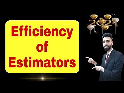 Efficiency of Estimators | Efficient Estimator | Efficient | Efficiency | 2021 | Statistics Tutor
