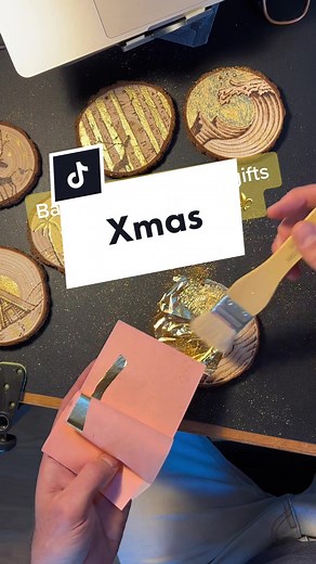 #handmadegifts #goldleaf #holidayszn