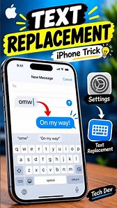 How to Use Text Replacement on iPhone 📱 | iPhone Keyboard Trick