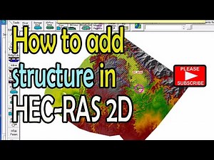 how to add structure in 2d only (hec-ras 5.0)