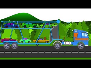 装载卡车形成和用途| 车辆的孩子| 孩子们卡通| 教育视频 | Vehicles For Kids | Kids Video | Loading Truck Formation and Uses