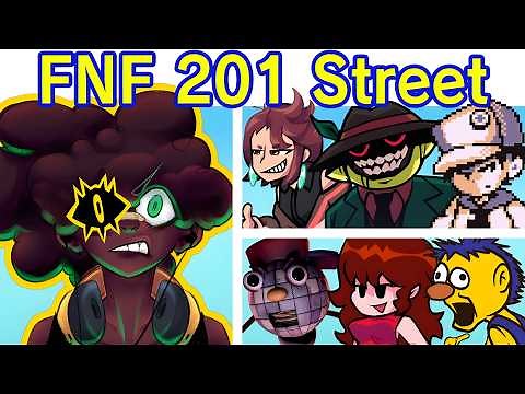 FNF - 201 Street | Billie and Her GF take on Horror Songs (Friday Night Funkin' Mod)