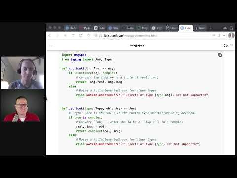 Ultra High Speed Message Parsing with msgspec in Python - Talk Python to Me Ep.442