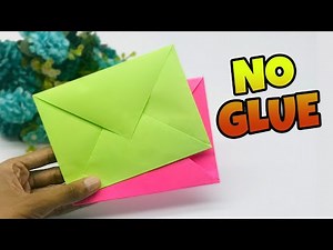 DIY Paper Envelope in 3 Minute! No Glue, No Tape! | Easy DIY Envelope Tutorial