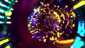 Psychedelic Cyberpunk Tunnel Loop