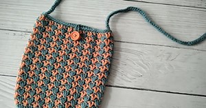 Crochet sling bag free pattern