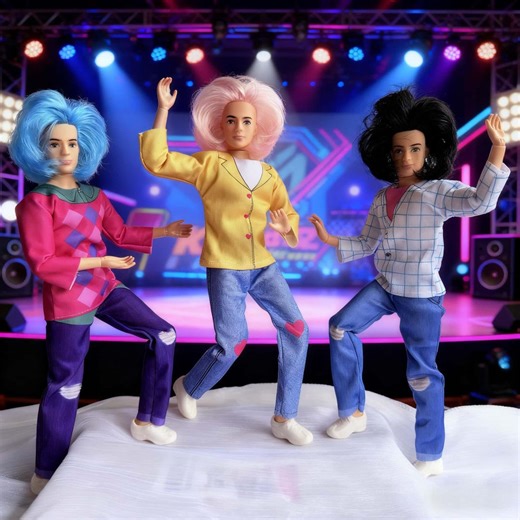 Kp*p Demon Hunter Boy Group Dolls - Vintage Inspired Fashion Dolls, Detailed Collectibles for Kp*p Collectors and Doll Aficionados - Etsy