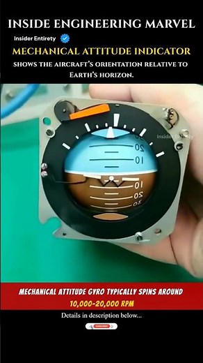 Gyroscope Instrument That Keeps Pilots Oriented in Clouds