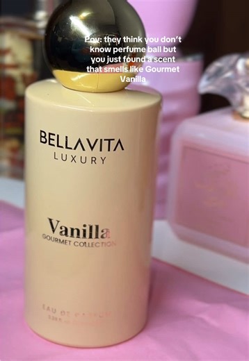 That Vanilla scent from bath & body works? This is like the fancy/rich version😩😩 - - - #juhhdior #vanillaperfume #perfume #bellavita #tiktokfinds