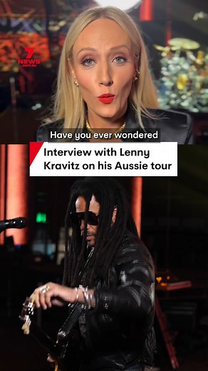 29K views · 273 reactions | Legendary rocker Lenny Kravitz sits down exclusively with Sally Bowrey on his tour of Australia. See the full interview on 7NEWS at 6pm. #lennykravitz #rock #music #entertainment #australia | 7NEWS Australia | Facebook