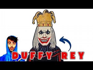 How to DRAW KING DUFFY Clown from the DEEP WEB (Fede Vigevani) Drawing KING DUFFY