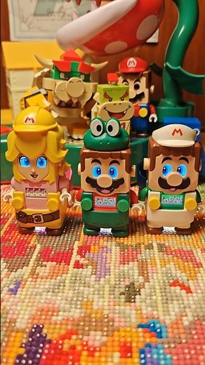 Lego Supermario power up suits #supermario #mario #nintendo #supermariobros #bowser #powerup
