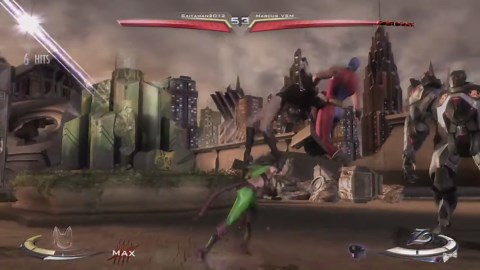 Injustice online matches part 6 - Catwoman vs Zatanna
