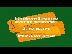 In Hive Feeder Set Up/Assembly