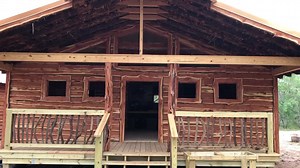 The Ponderosa cabin is almost finished! This will be for 8 to 10 hunters. Be sure and request the Ponderosa for your group when you schedule your hunt!￼ | Independence Ranch