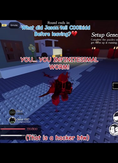 Coolkid's Reaction After Jason Leaves in Roblox