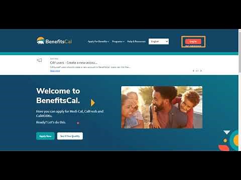 How to create an account - BenefitsCal