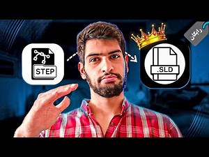 تبدیل فایل step به مدل قابل ویرایش در نرم افزار سالیدورک | تبدیل step به stl