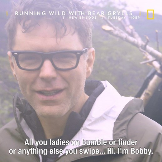 Bobby Bones stars in a new episode of Running Wild with Bear Grylls Tuesday at 10EP. | National Geographic Canada