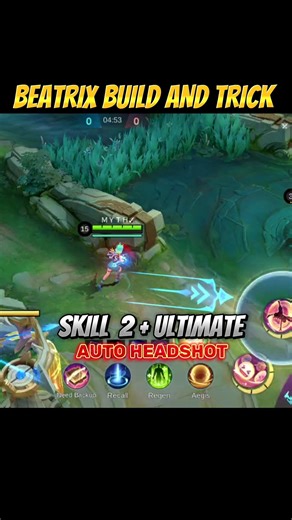 BEATRIX TRICKS AND BUILDS TUTORIAL ✅#mobalegends5v5 #moba5v5pippin #moba5v5english #beatrix